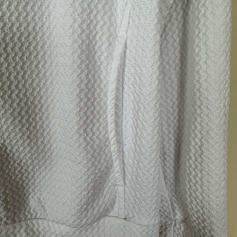 White Active Jacket Adidas Ultimate 365 Textured Full Zip - Picture 3 of 14